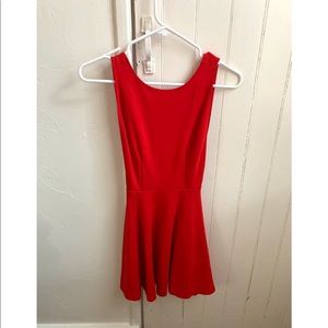 American apparel | Open back red dress